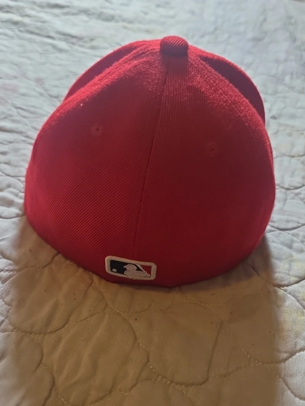 N.Y.L.A. Red Kids Baseball Cap with White NY Emblem